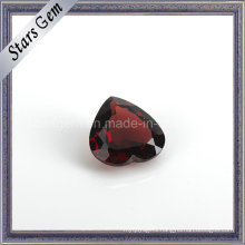 Heart Shape Brilliant Cut Natural Wine Red Garnet